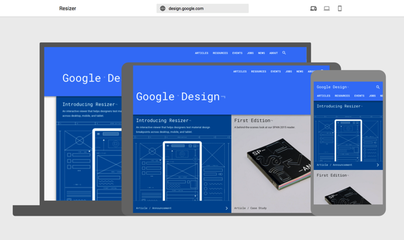 Google Resizer 響應式網頁尺寸調整器 網頁與網站設計的神兵利器